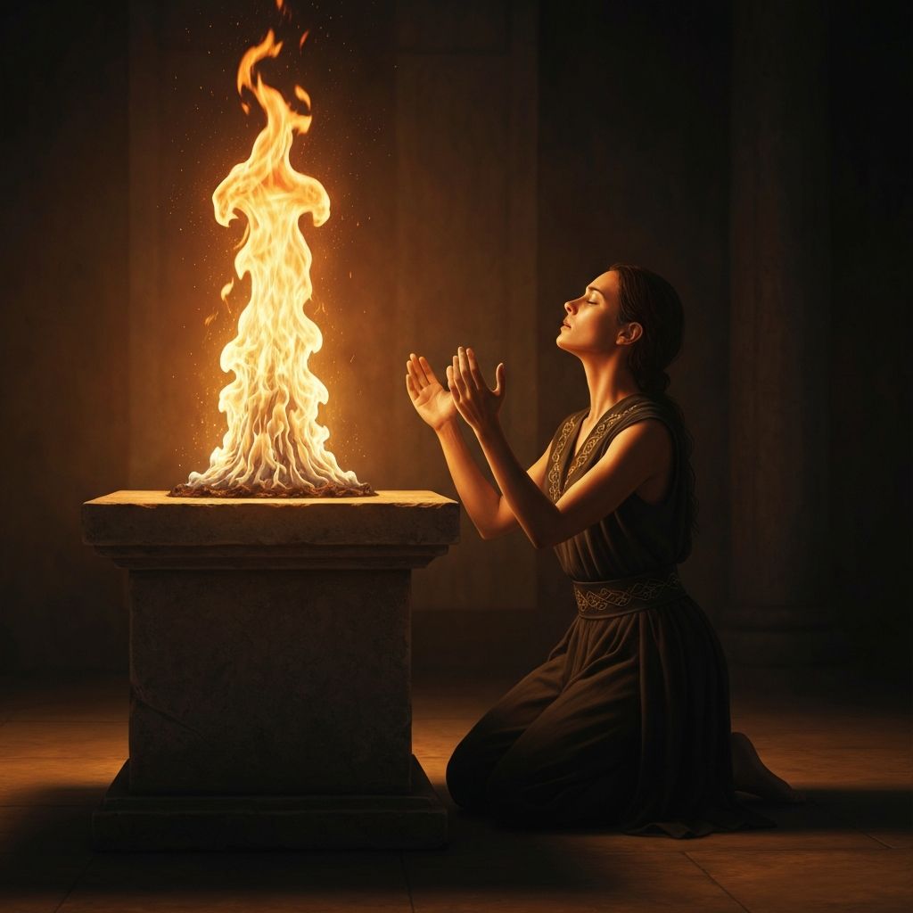 Canal Fogo Santo — Seu Altar Digital